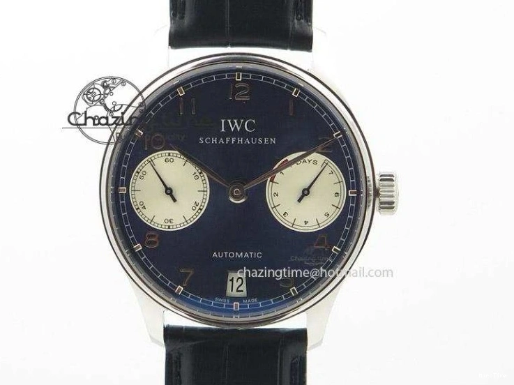 MIROTIME 0428 Portuguese Tourbillon Power Reserve Moonphase SS Black Dial Gold Numbers On Black Leather Strap RelaxedFit 7320